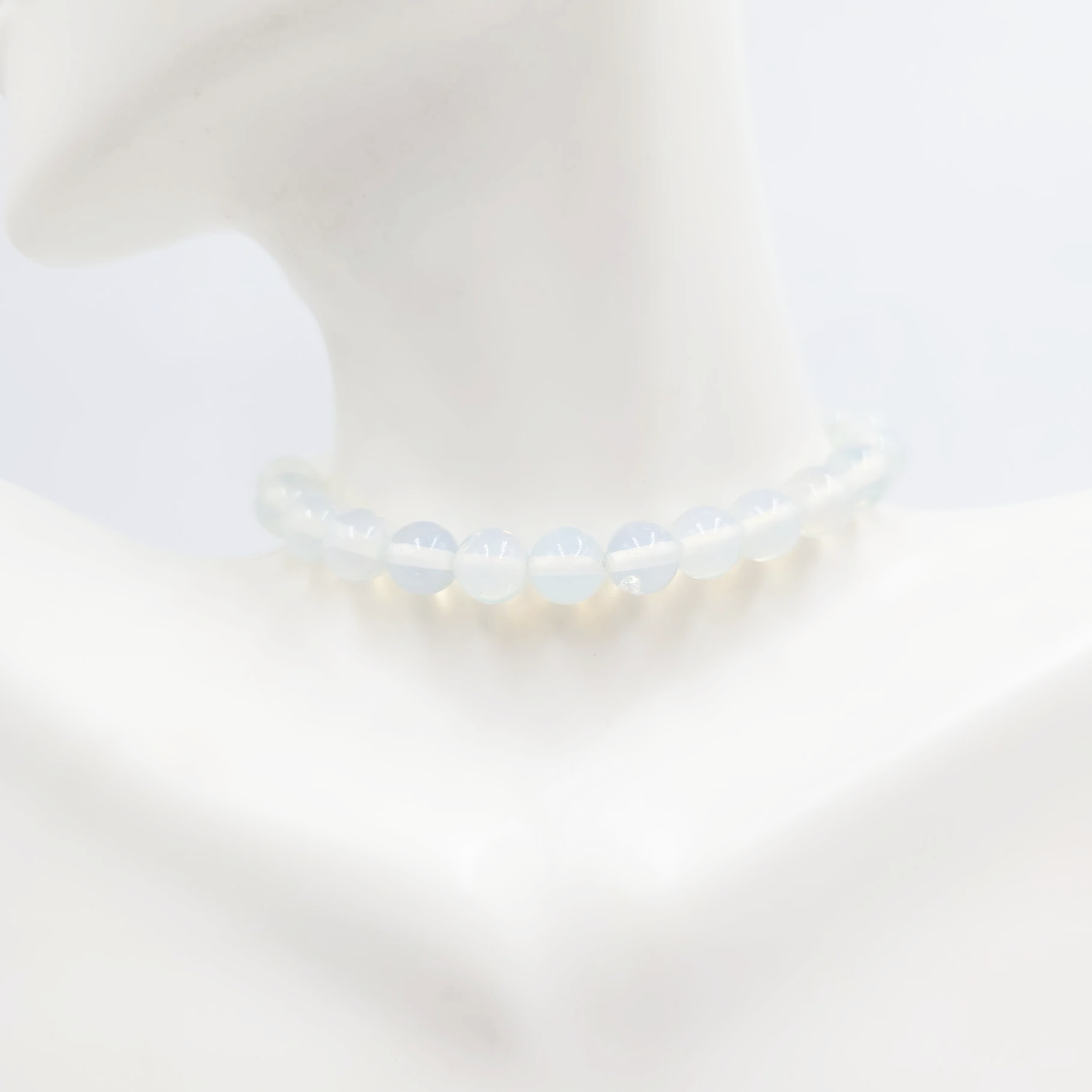 Opalite Bead Bracelet 8mm - Elevated Metaphysical