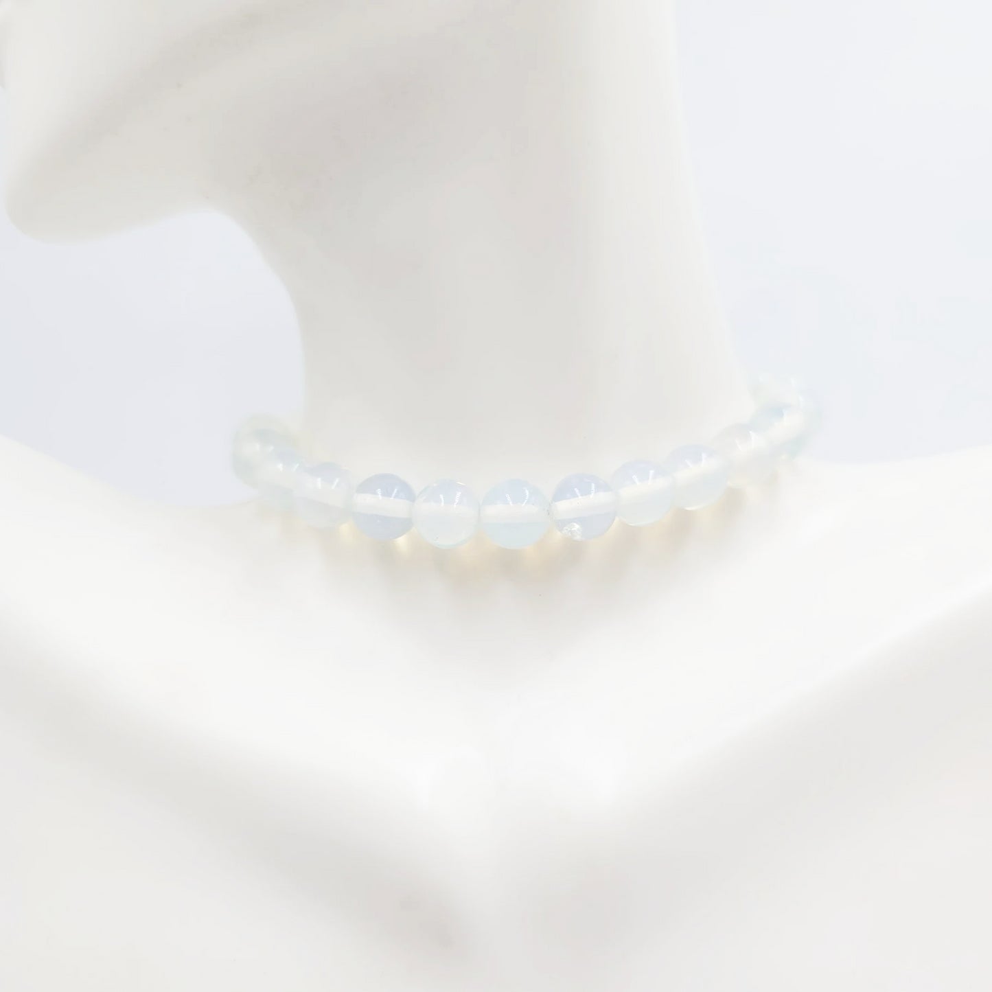 Opalite Bead Bracelet 8mm - Elevated Metaphysical