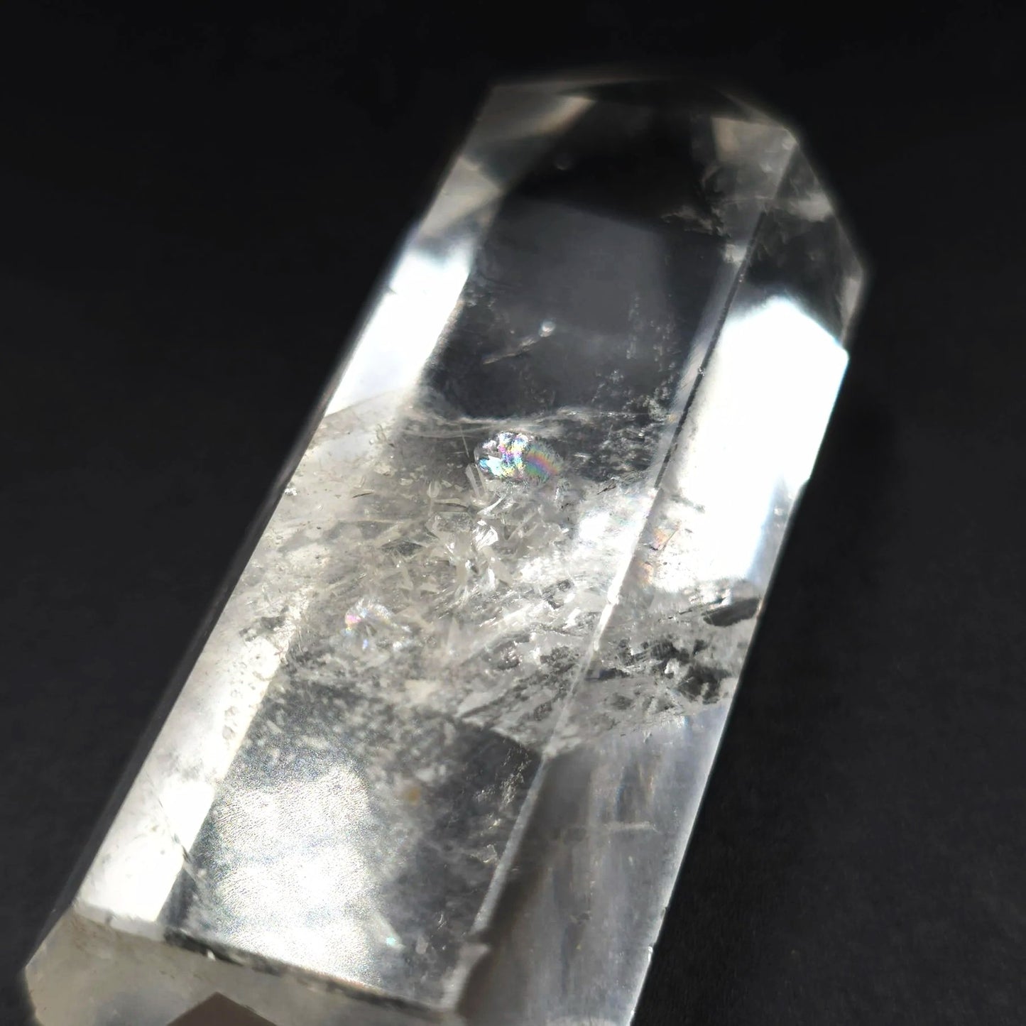Phantom Quartz Tower Clear Quartz Point 3 1/4" 85mm