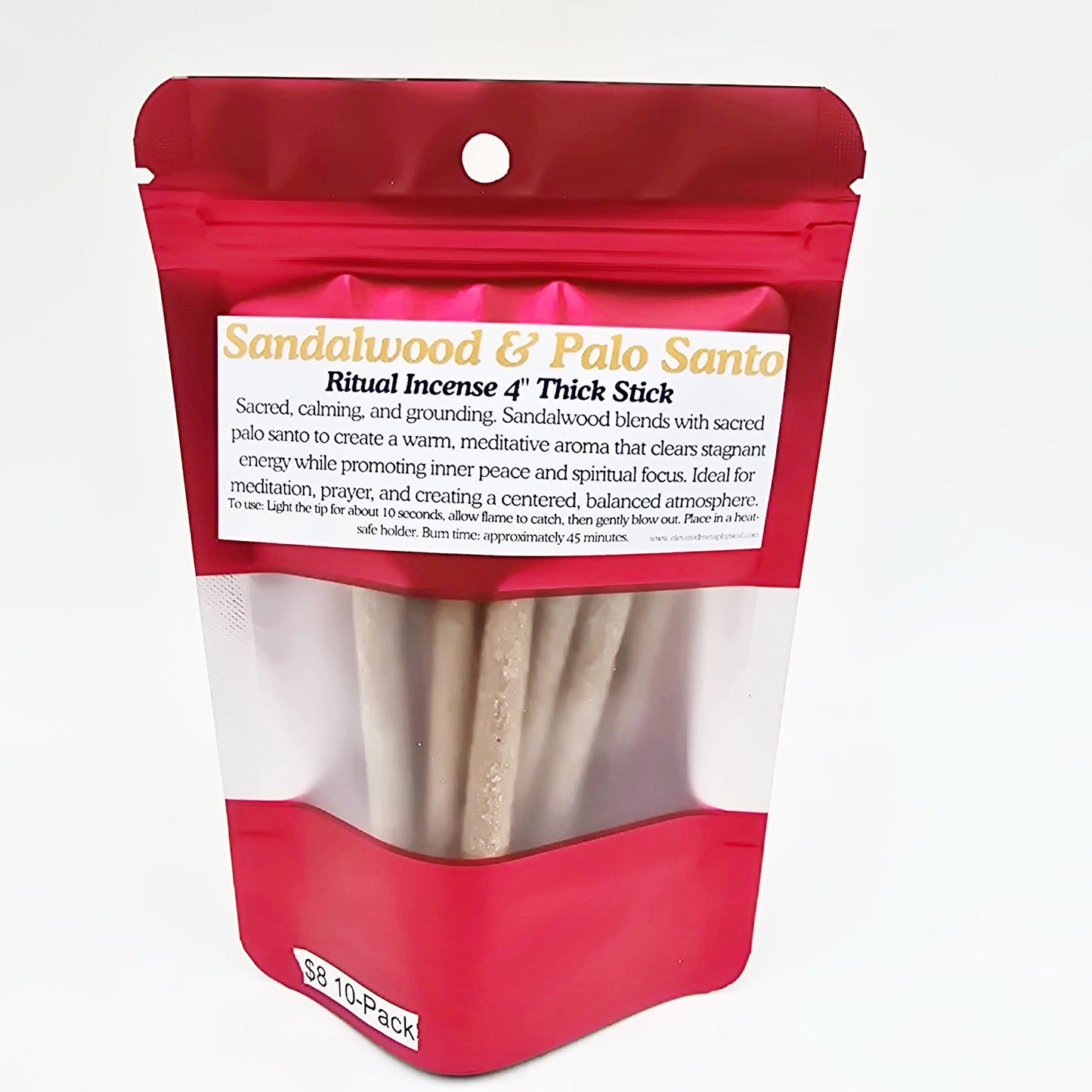 Palo Santo Thick Sticks 4" Hand Rolled Incense Sticks Mixed Scents