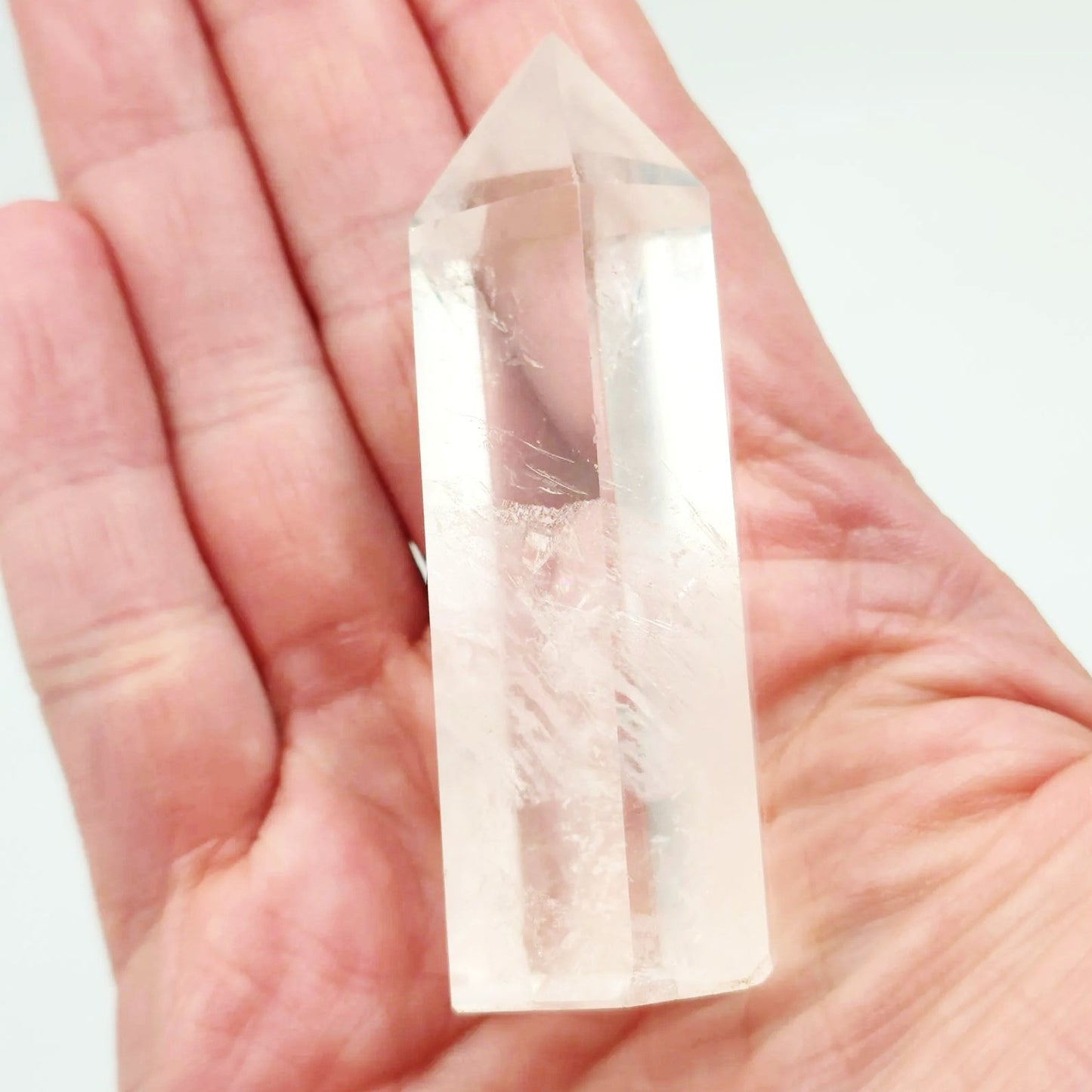 Phantom Quartz Tower Clear Quartz Point 3 1/4" 85mm