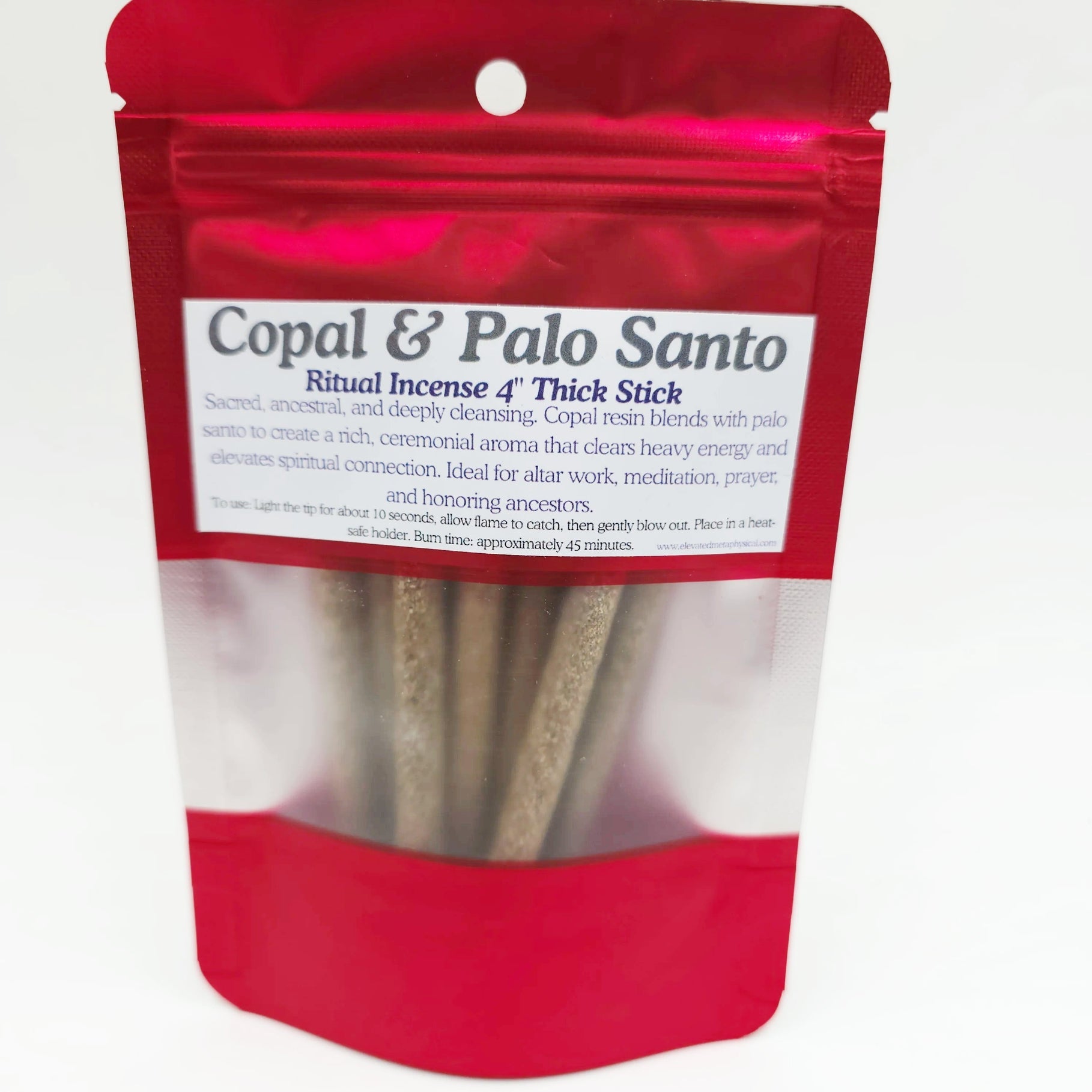 Palo Santo Thick Sticks 4" Hand Rolled Incense Sticks Mixed Scents - Incense and Herbs - Elevated Metaphysical