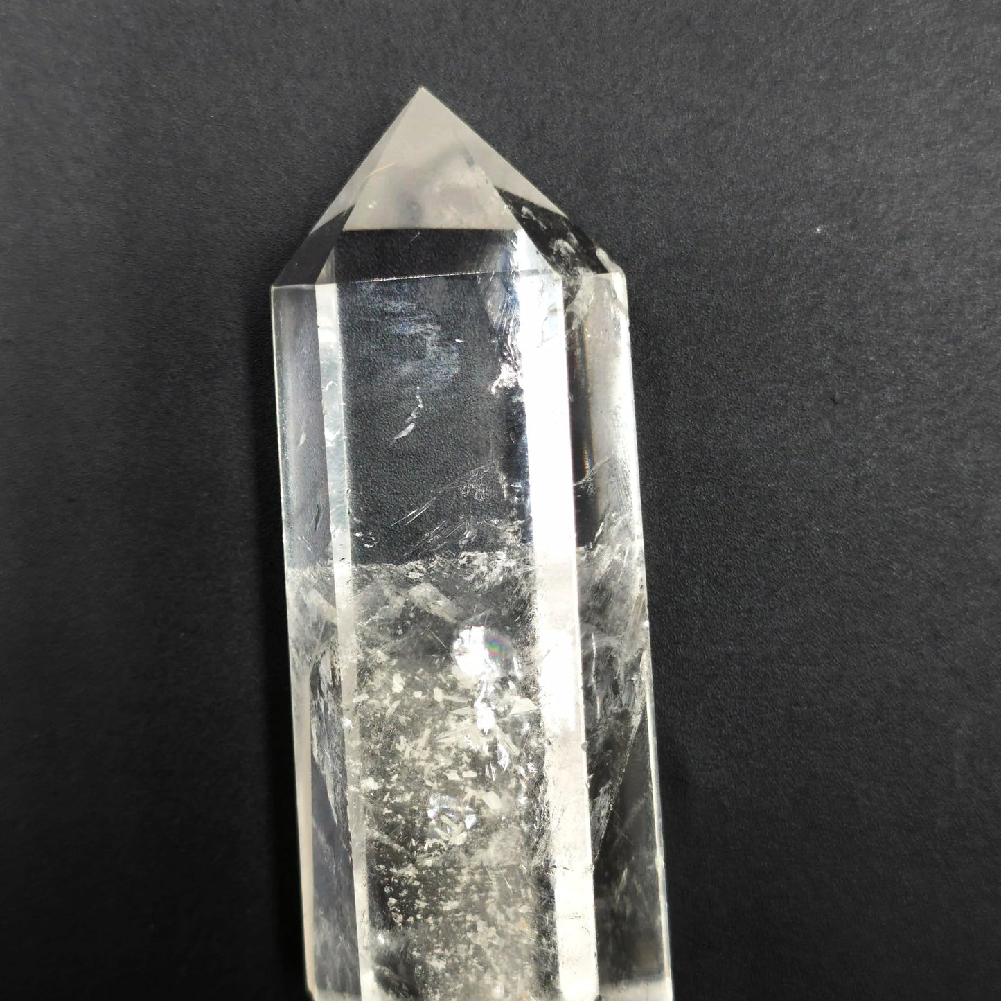 Phantom Quartz Tower Clear Quartz Point 3 1/4" 85mm
