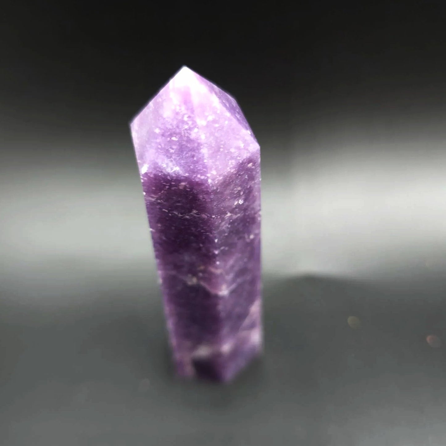 Lepidolite Tower Lepidolite Point 3 1/4" 85mm - Elevated Metaphysical