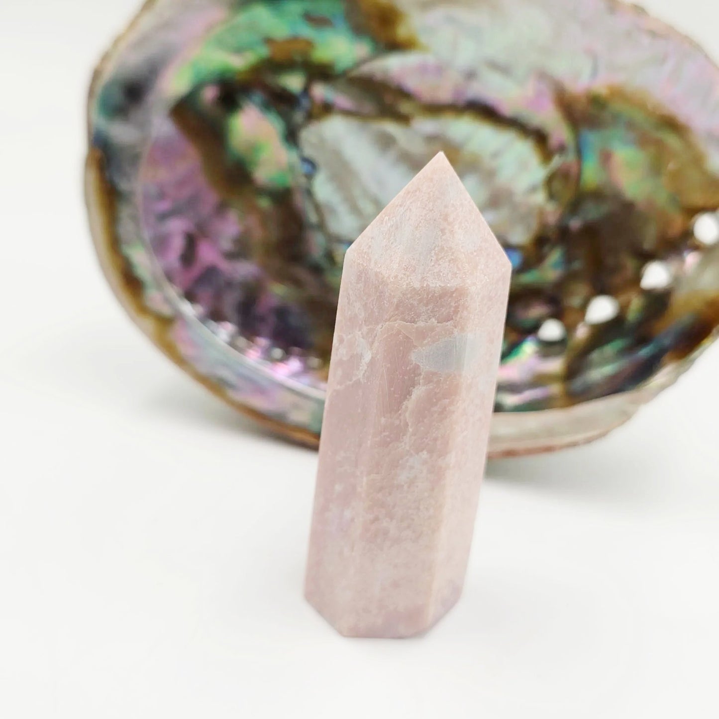 Pink Opal Tower Pink Opal Point 3 1/4" 85mm