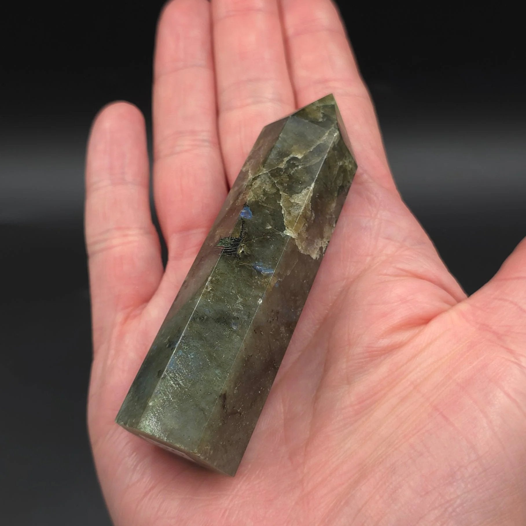 Labradorite Tower Labradorite Point 3 1/4" 85mm - Elevated Metaphysical
