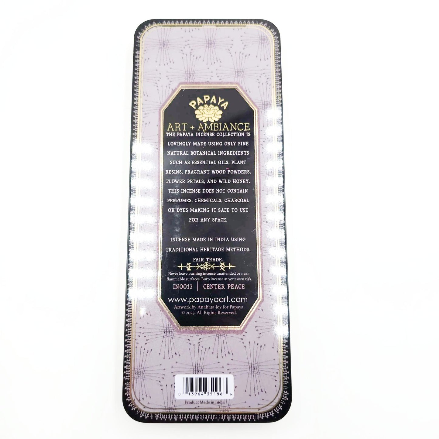 Center Peace 40 Premium Incense Sticks & Burner Set