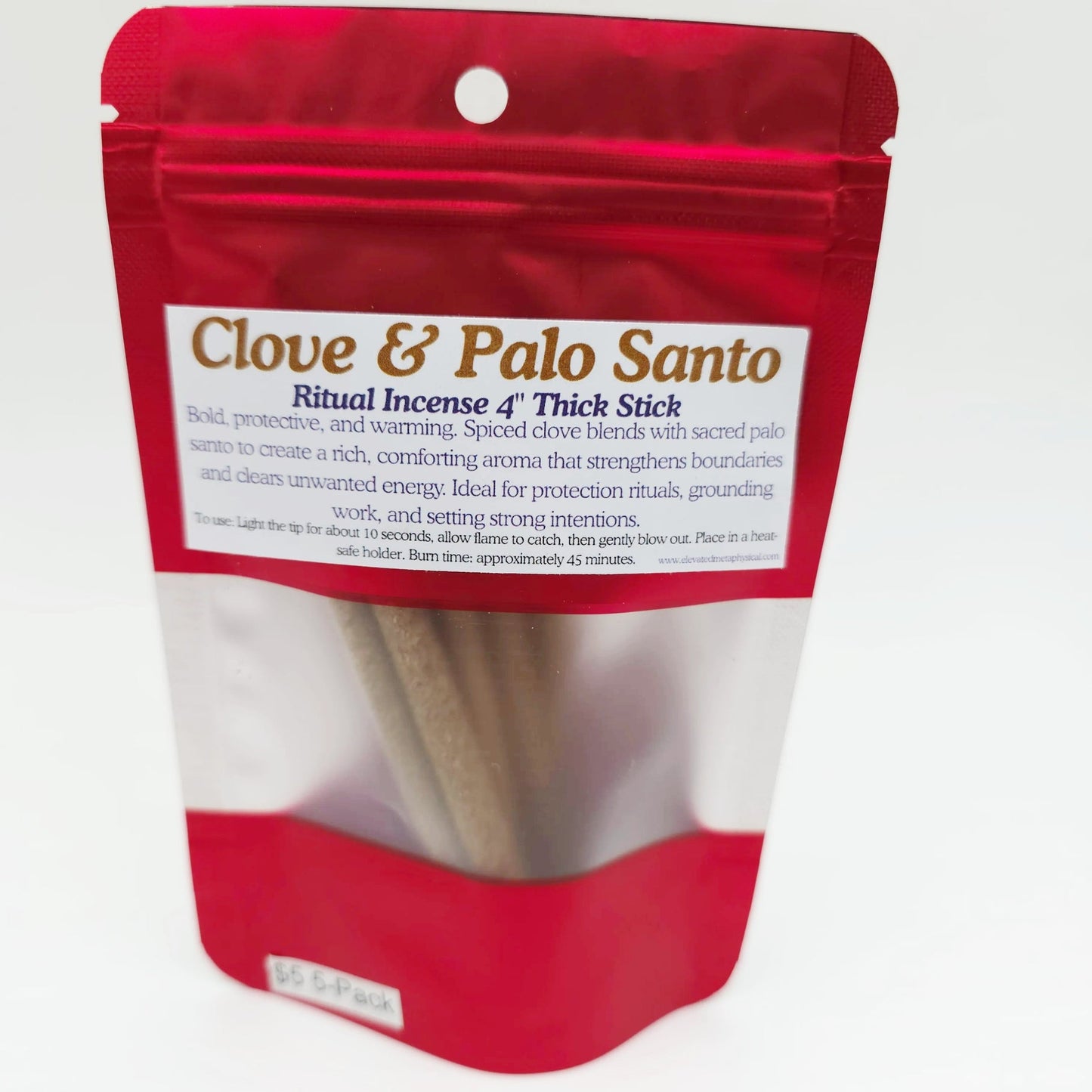Palo Santo Thick Sticks 4" Hand Rolled Incense Sticks Mixed Scents - Incense and Herbs - Elevated Metaphysical