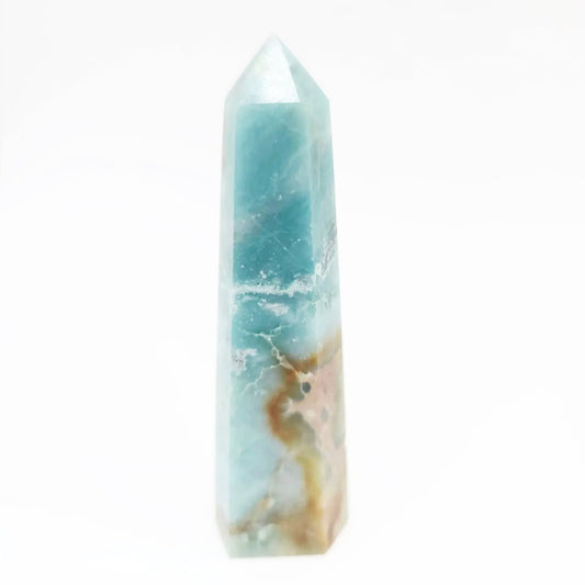 Caribbean Calcite Tower Caribbean Calcite Point 3 1/4" 85mm - Elevated Metaphysical