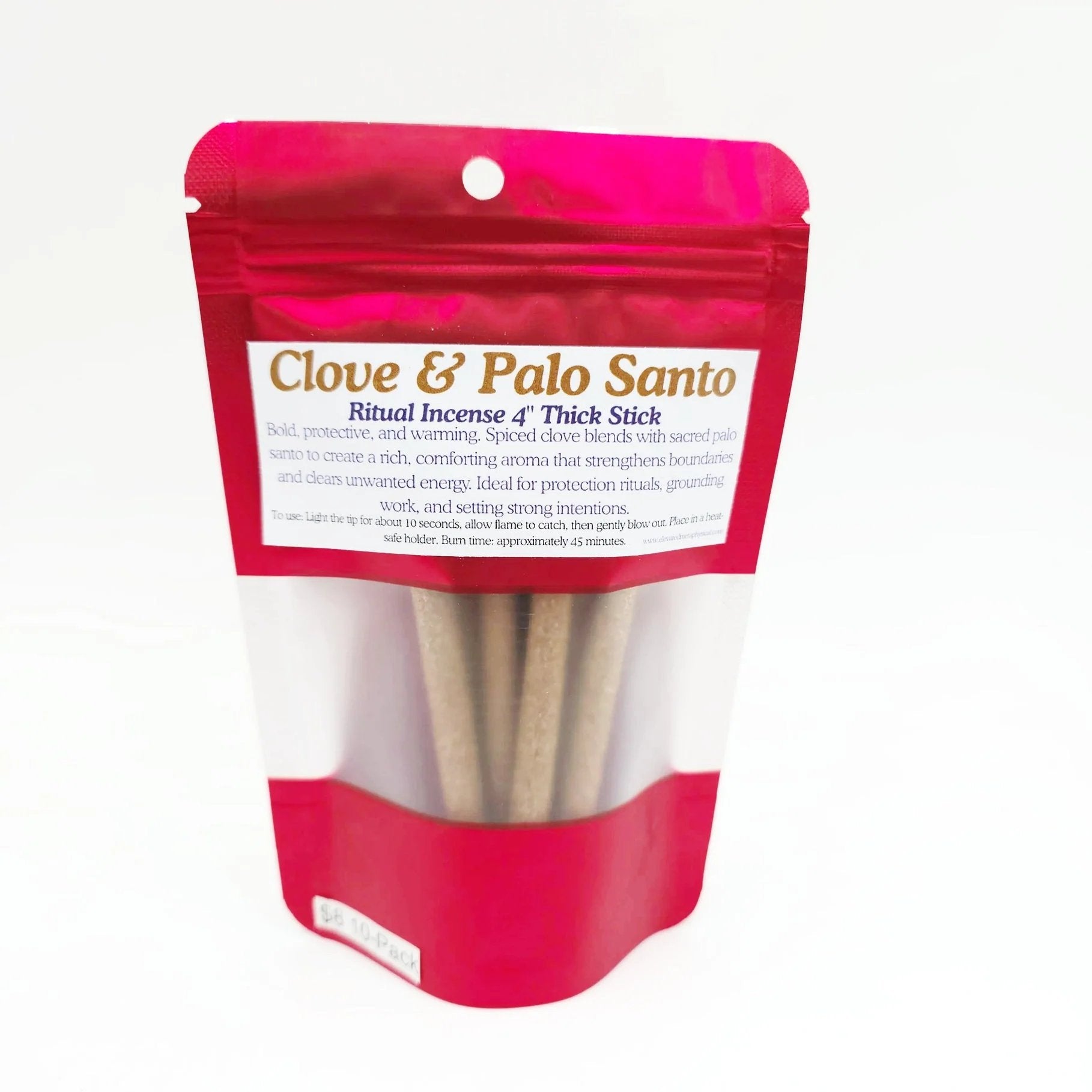 Palo Santo Thick Sticks 4" Hand Rolled Incense Sticks Mixed Scents - Incense and Herbs - Elevated Metaphysical