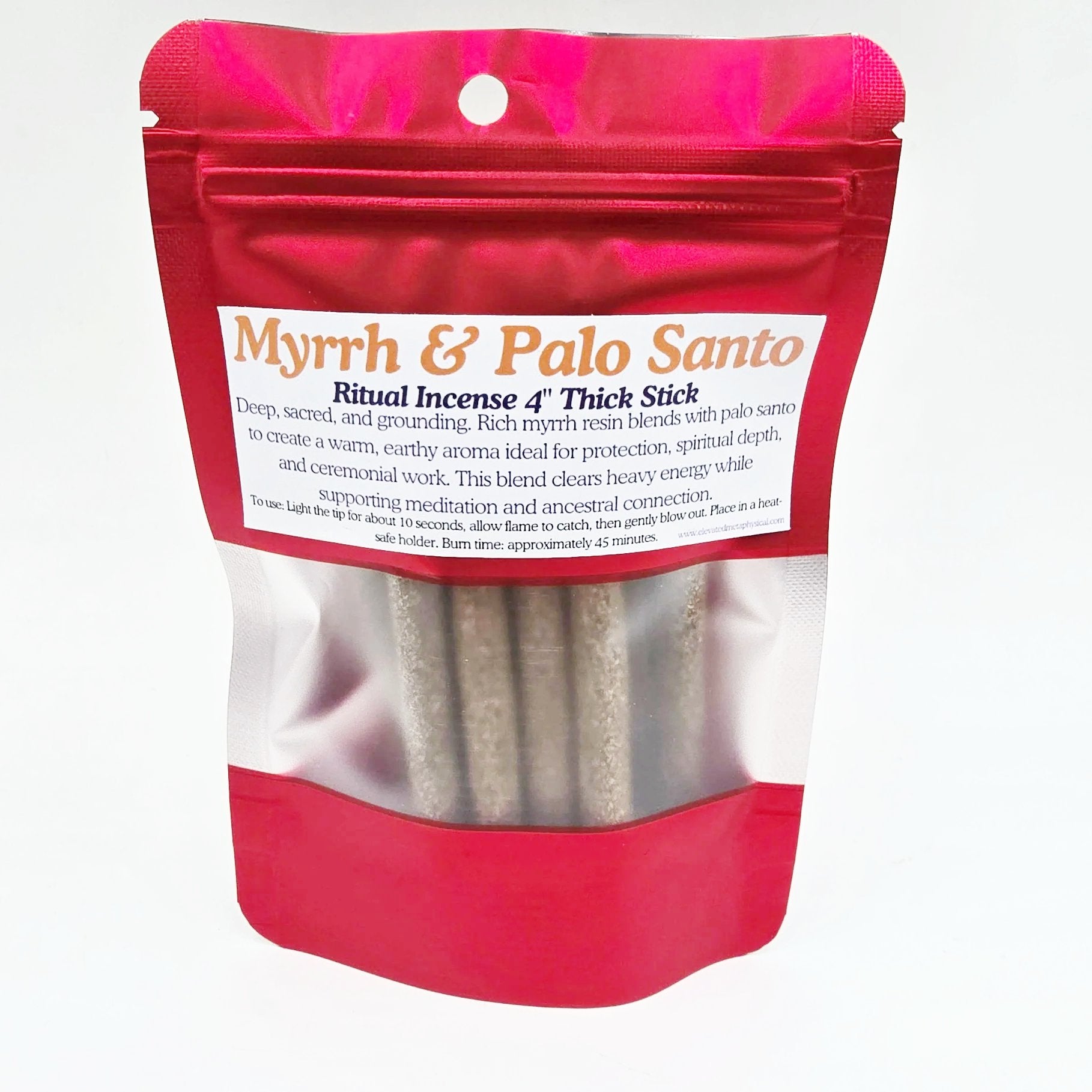 Palo Santo Thick Sticks 4" Hand Rolled Incense Sticks Mixed Scents - Incense and Herbs - Elevated Metaphysical