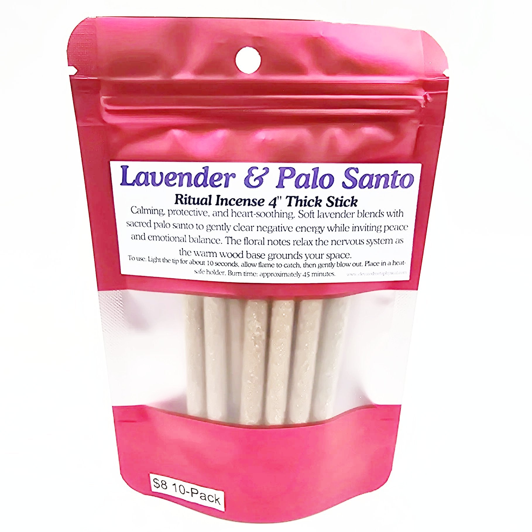 Palo Santo Thick Sticks 4" Hand Rolled Incense Sticks Mixed Scents - Incense and Herbs - Elevated Metaphysical