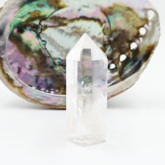 Phantom Quartz Tower Clear Quartz Point 3 1/4" 85mm