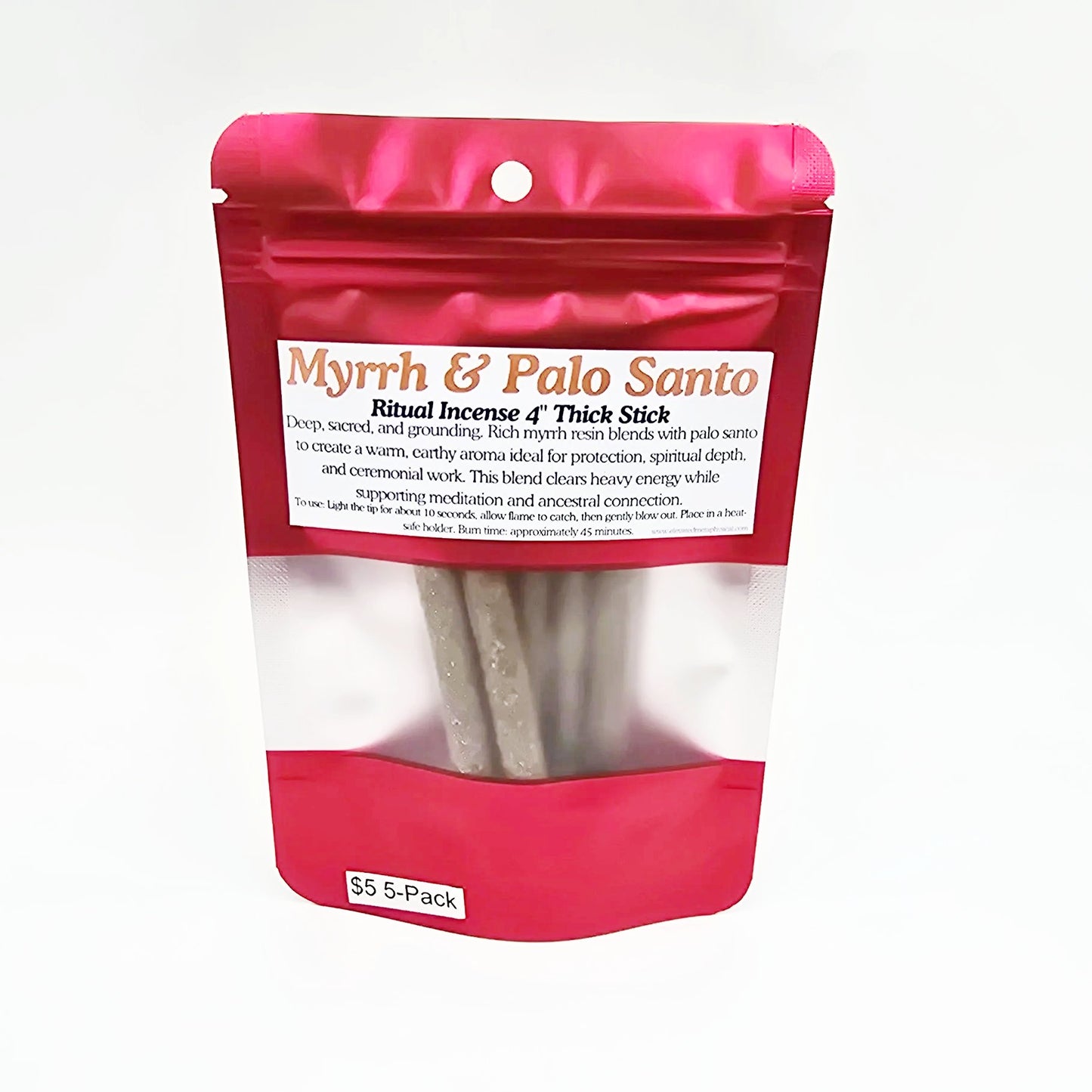 Palo Santo Thick Sticks 4" Hand Rolled Incense Sticks Mixed Scents - Incense and Herbs - Elevated Metaphysical