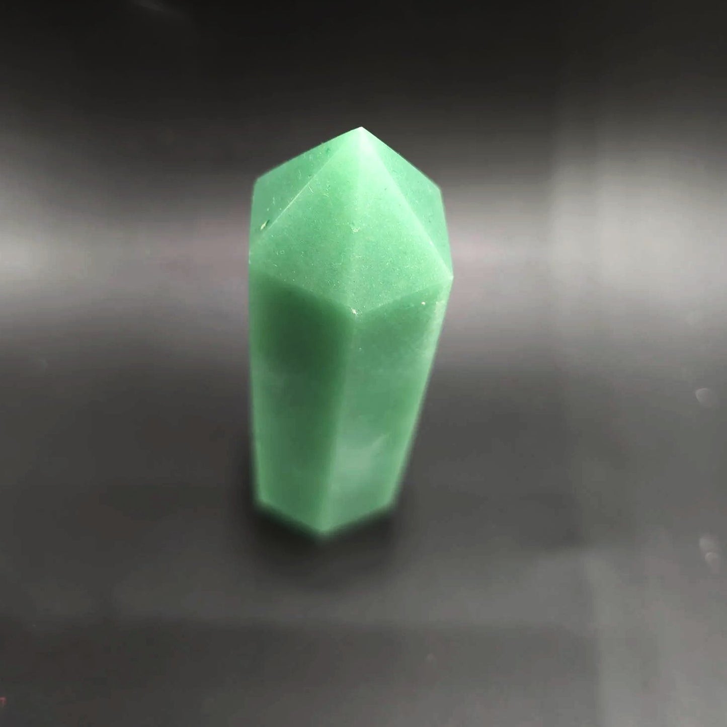 Green Aventurine Tower Green Aventurine Point 3 1/4" 85mm - Elevated Metaphysical