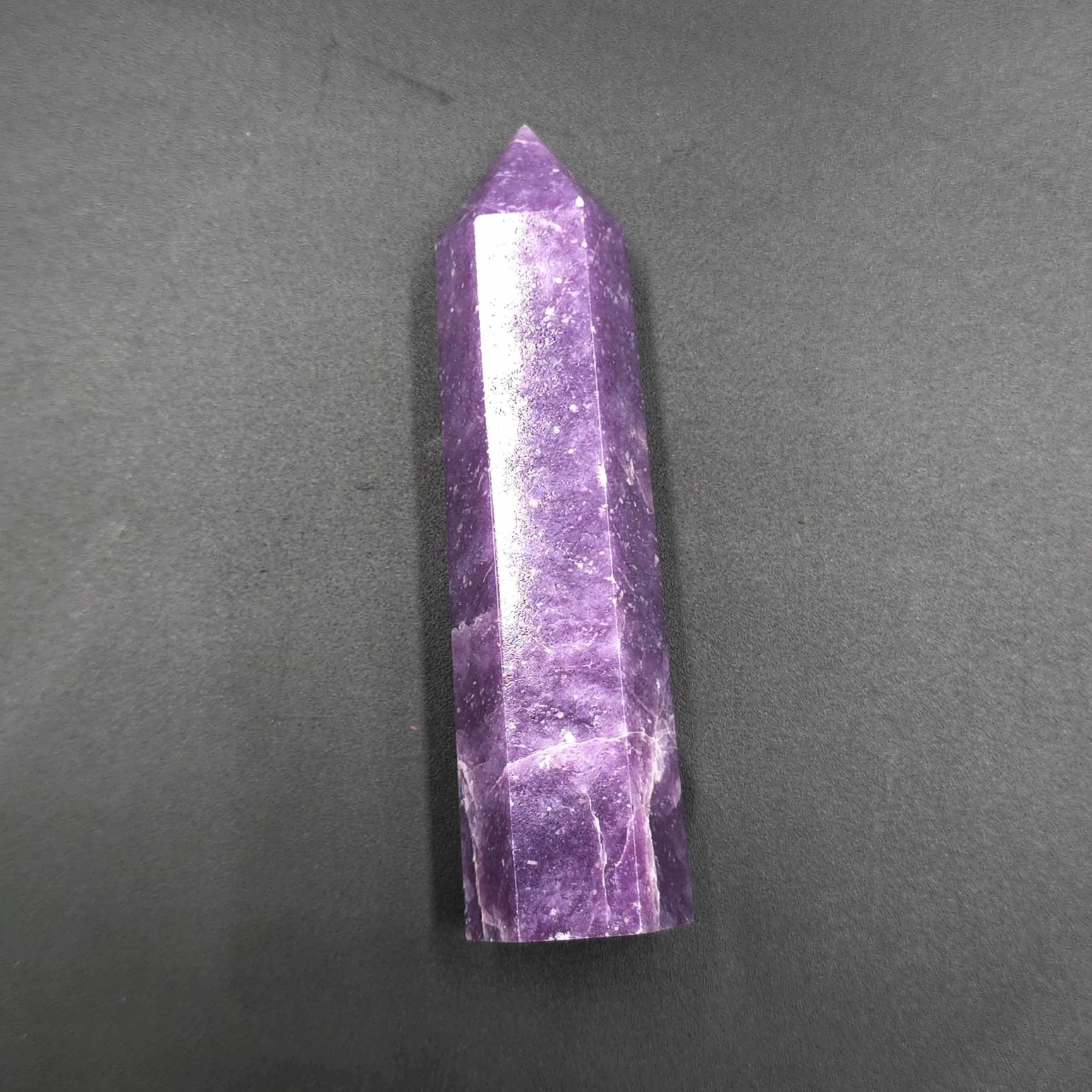 Lepidolite Tower Lepidolite Point 3 1/4" 85mm - Elevated Metaphysical