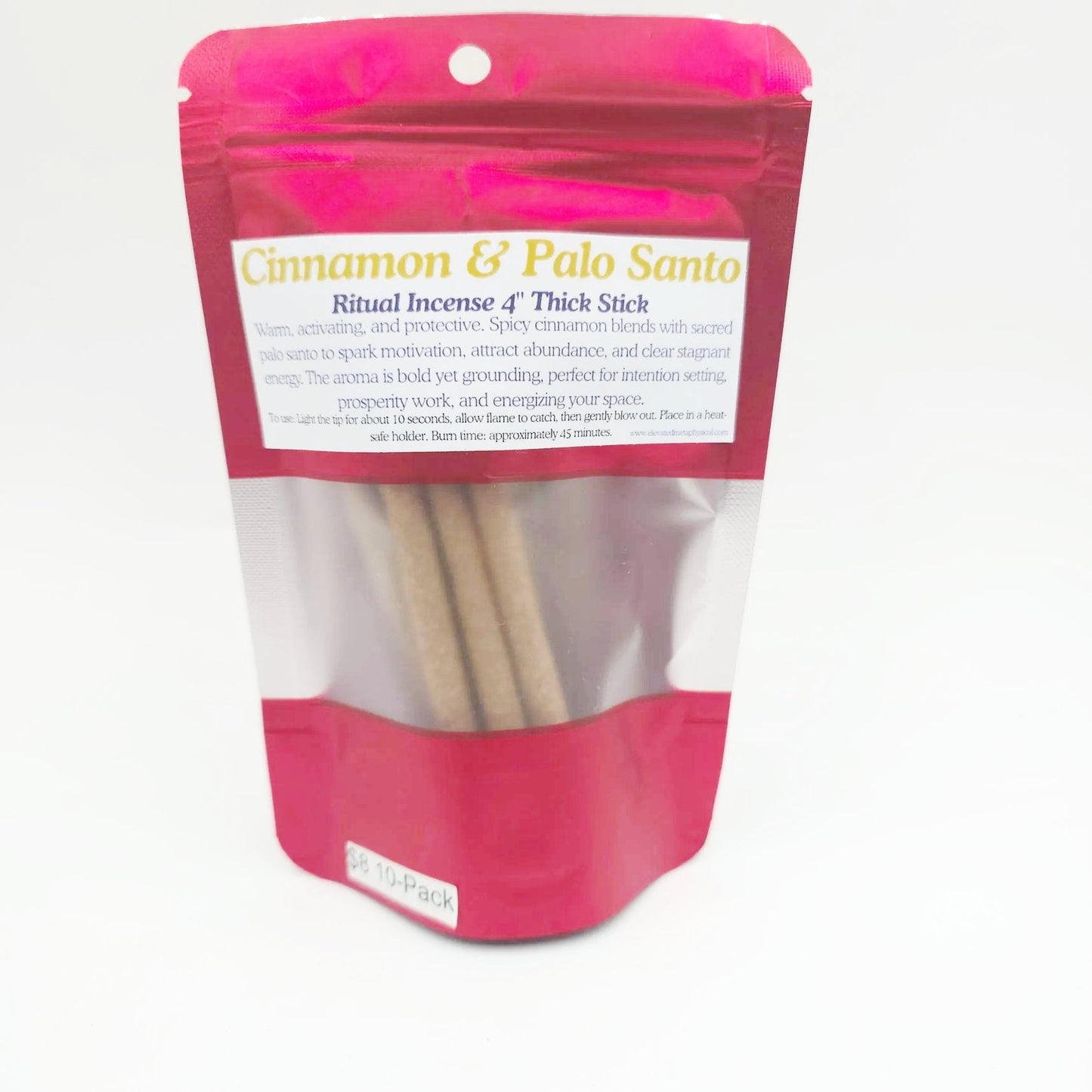 Palo Santo Thick Sticks 4" Hand Rolled Incense Sticks Mixed Scents - Incense and Herbs - Elevated Metaphysical