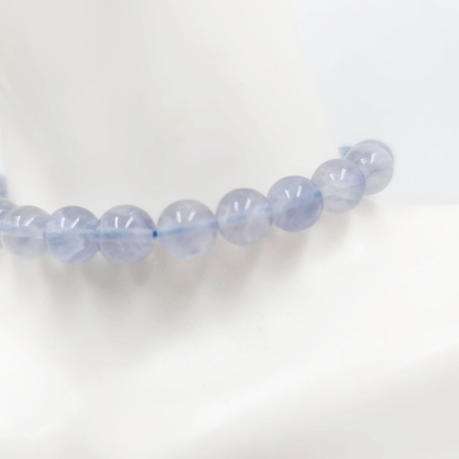 Blue Fluorite Bead Bracelet 8mm - Elevated Metaphysical