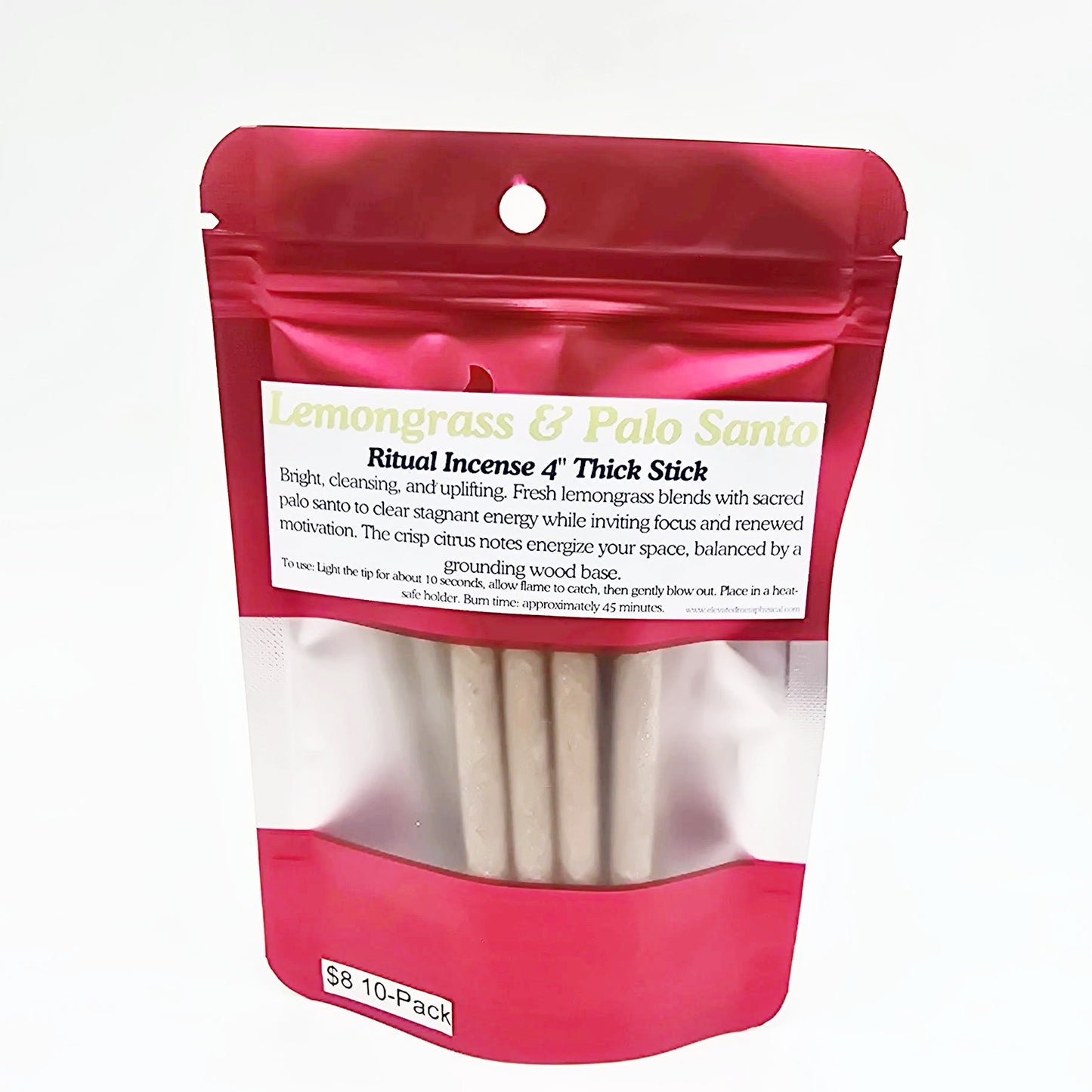 Palo Santo Thick Sticks 4" Hand Rolled Incense Sticks Mixed Scents - Incense and Herbs - Elevated Metaphysical