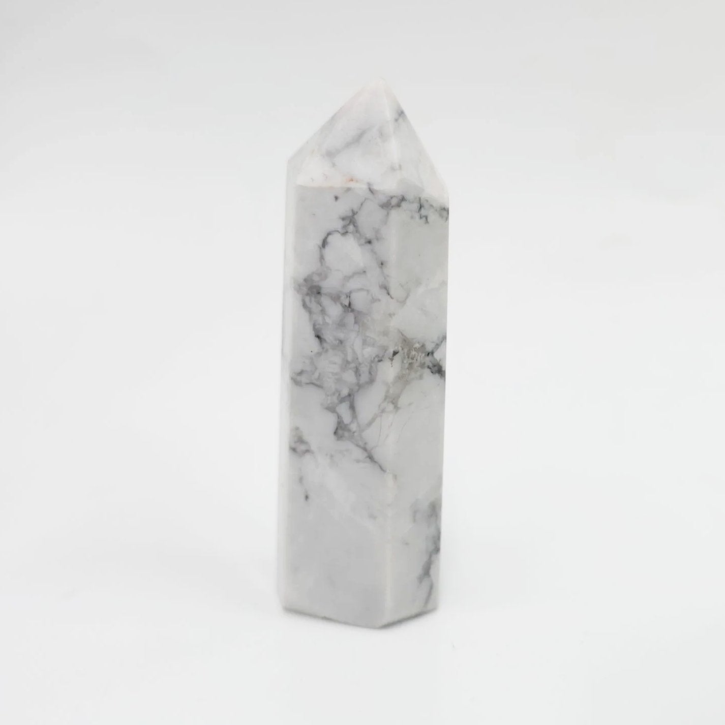 Howlite Tower Howlite Point 3 1/4" 85mm