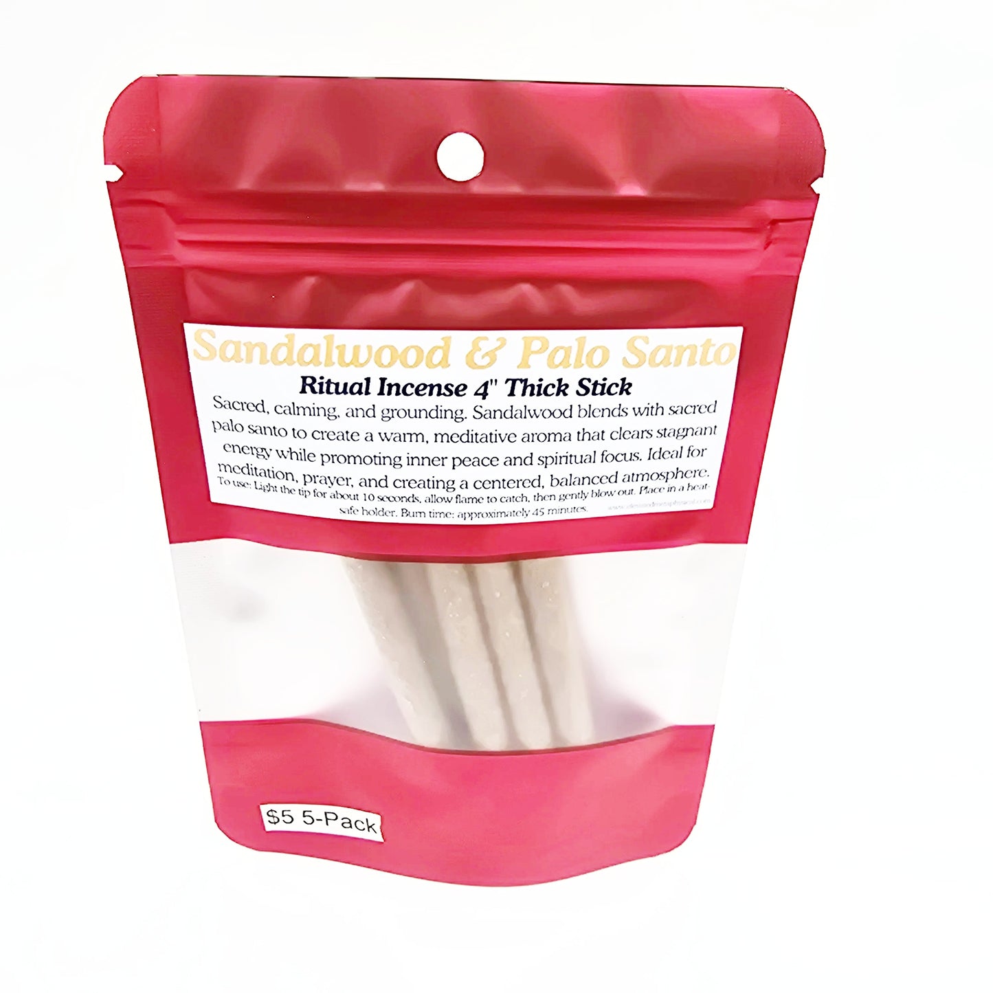 Palo Santo Thick Sticks 4" Hand Rolled Incense Sticks Mixed Scents