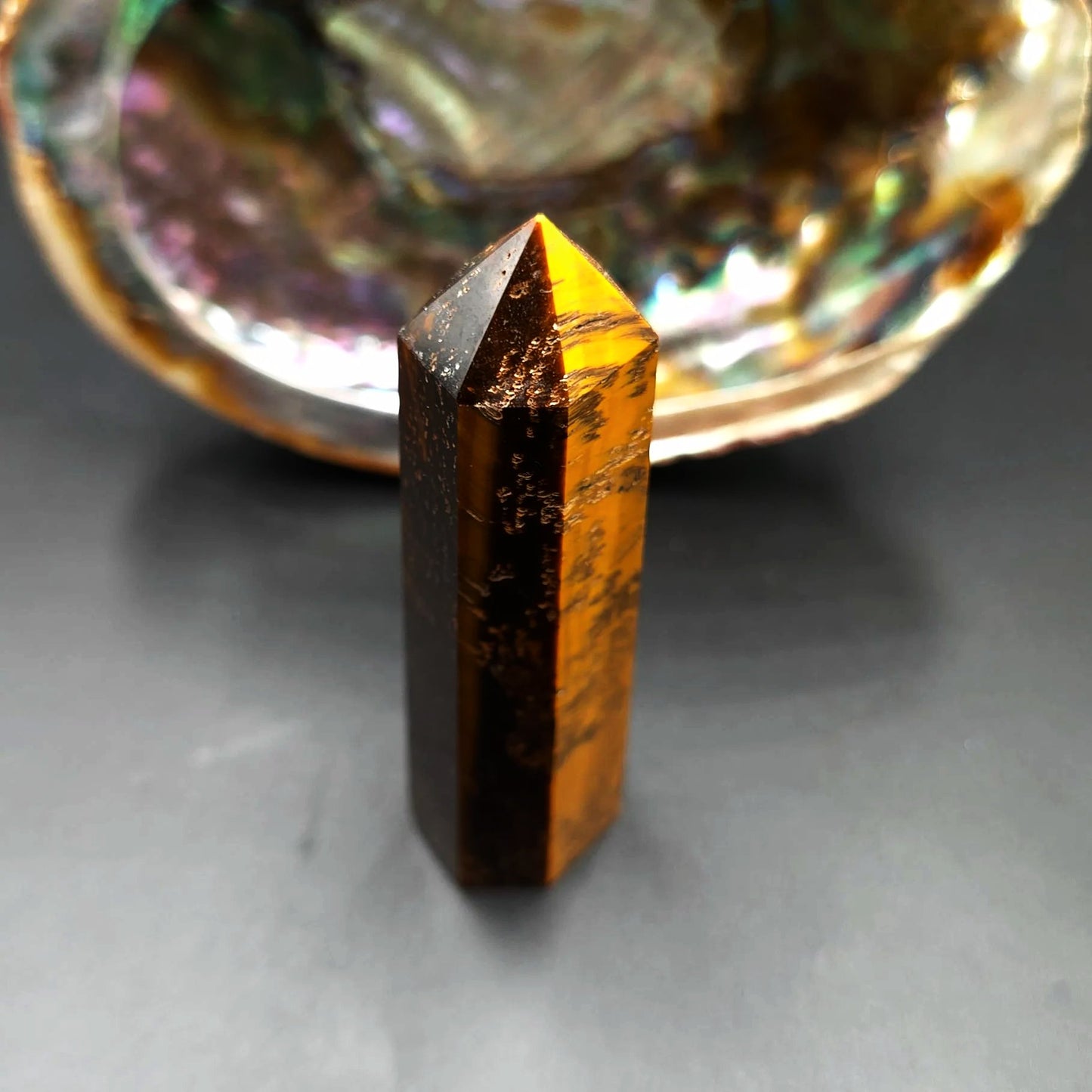 Tiger Eye Tower Tiger Eye Point 3 1/4" 85mm
