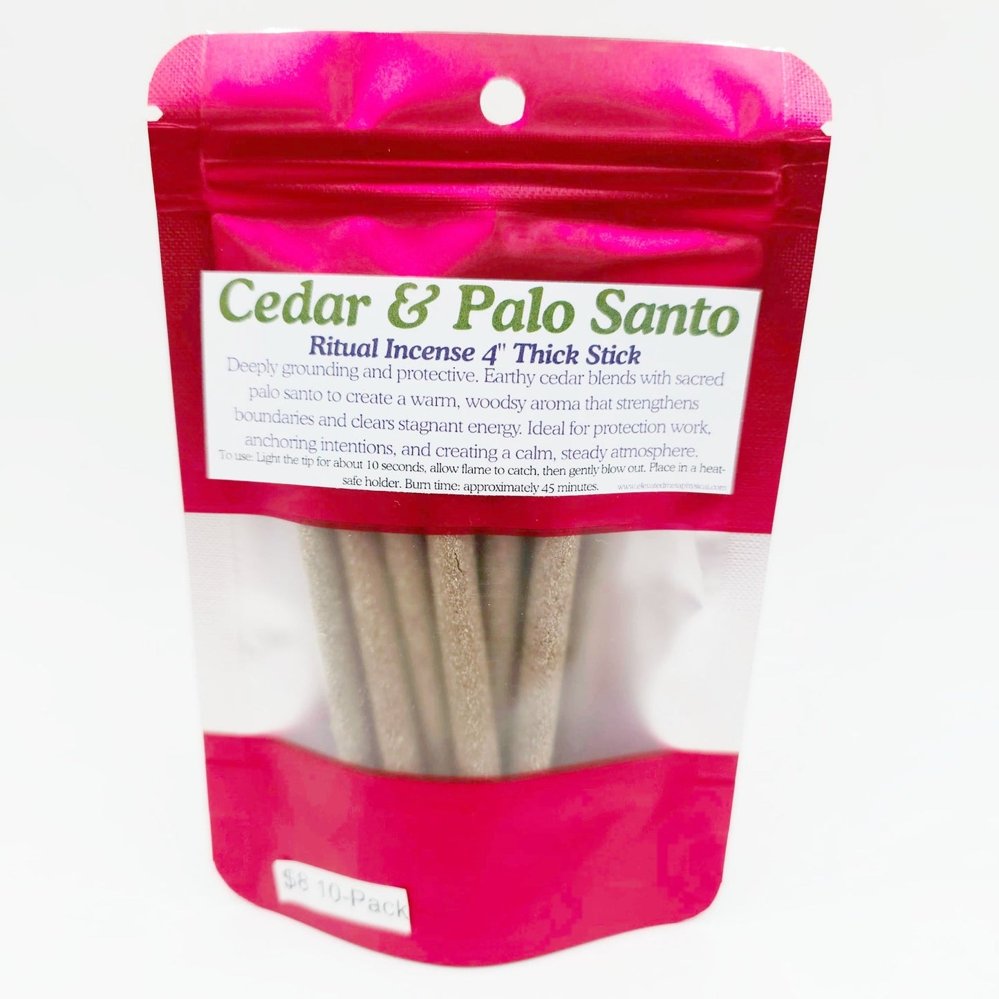 Palo Santo Thick Sticks 4" Hand Rolled Incense Sticks Mixed Scents - Incense and Herbs - Elevated Metaphysical