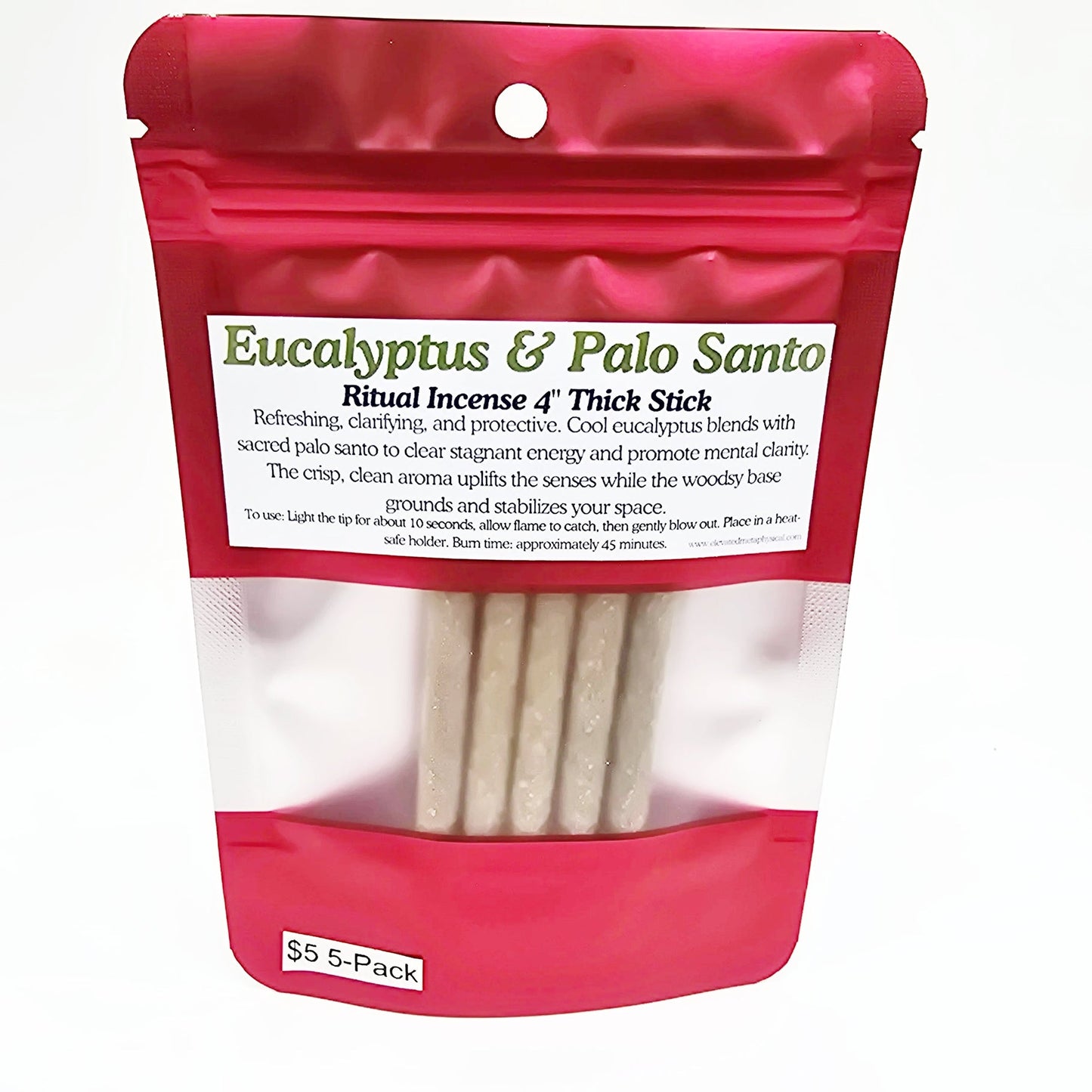 Palo Santo Thick Sticks 4" Hand Rolled Incense Sticks Mixed Scents - Incense and Herbs - Elevated Metaphysical
