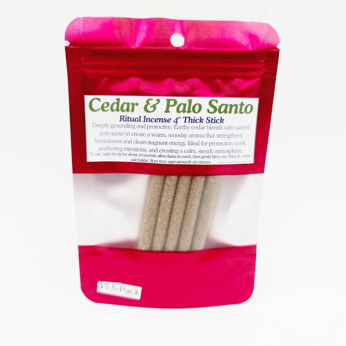 Palo Santo Thick Sticks 4" Hand Rolled Incense Sticks Mixed Scents - Incense and Herbs - Elevated Metaphysical