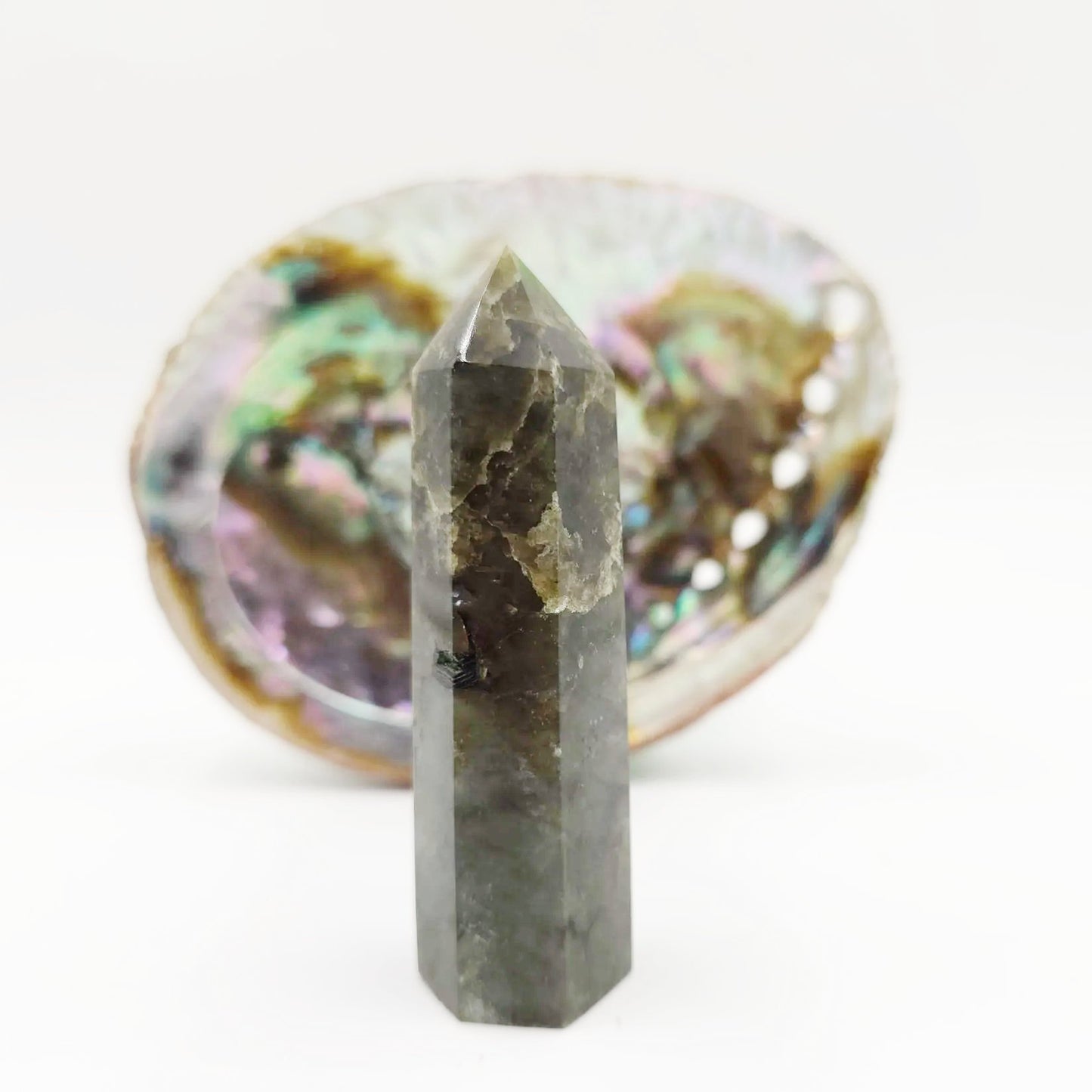Labradorite Tower Labradorite Point 3 1/4" 85mm - Elevated Metaphysical