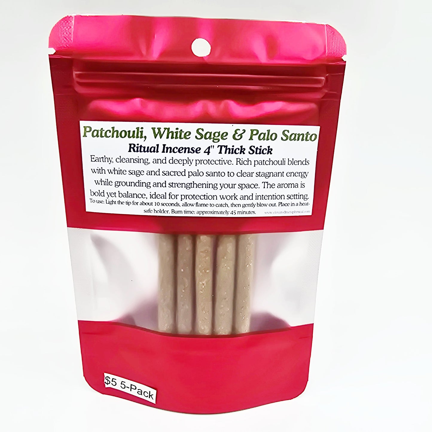Palo Santo Thick Sticks 4" Hand Rolled Incense Sticks Mixed Scents