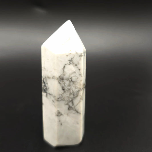 Howlite Tower Howlite Point 3 1/4" 85mm