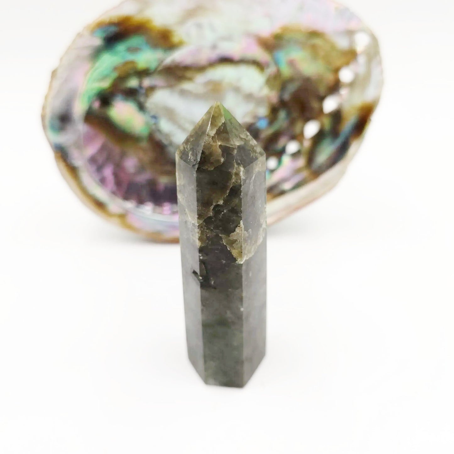 Labradorite Tower Labradorite Point 3 1/4" 85mm - Elevated Metaphysical