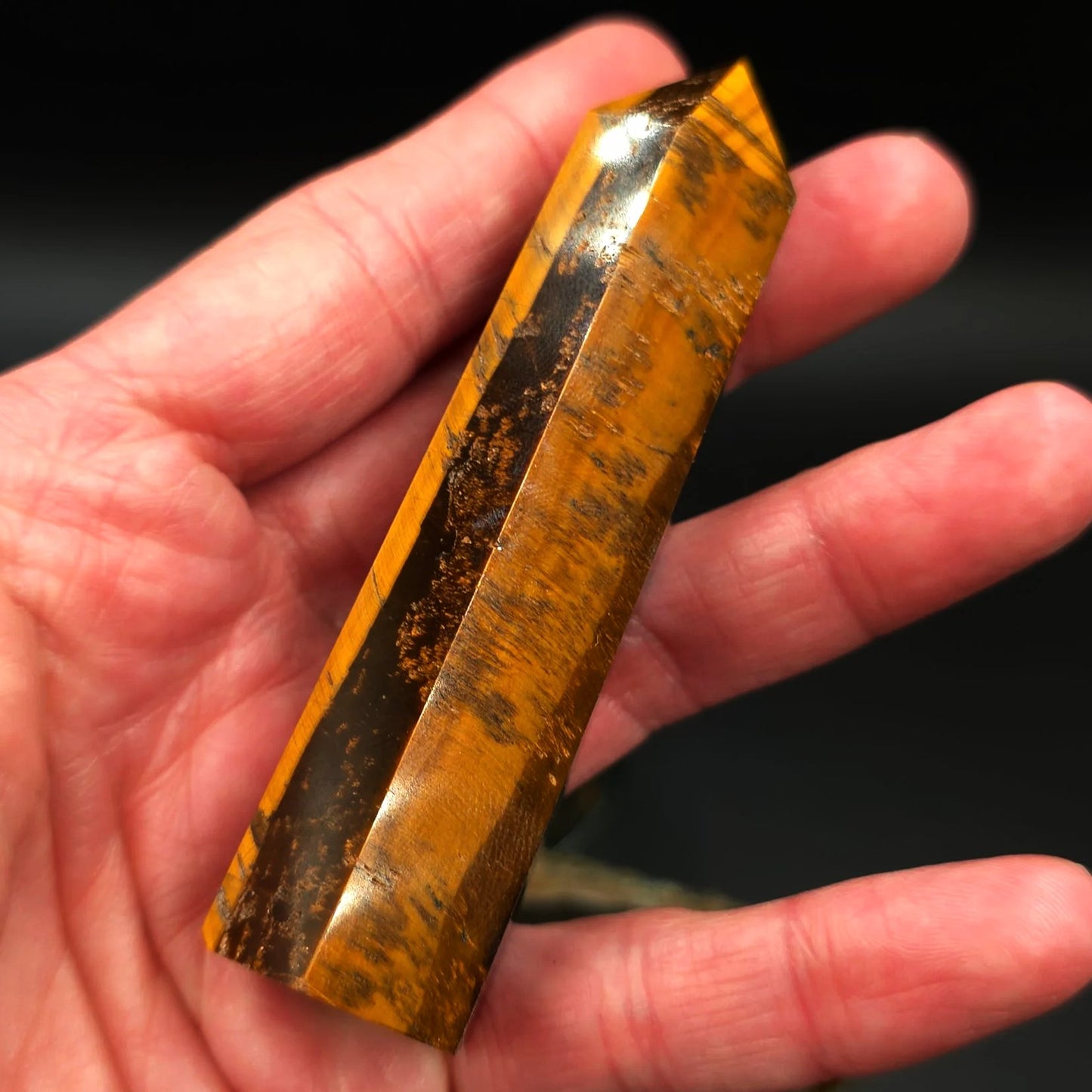 Tiger Eye Tower Tiger Eye Point 3 1/4" 85mm