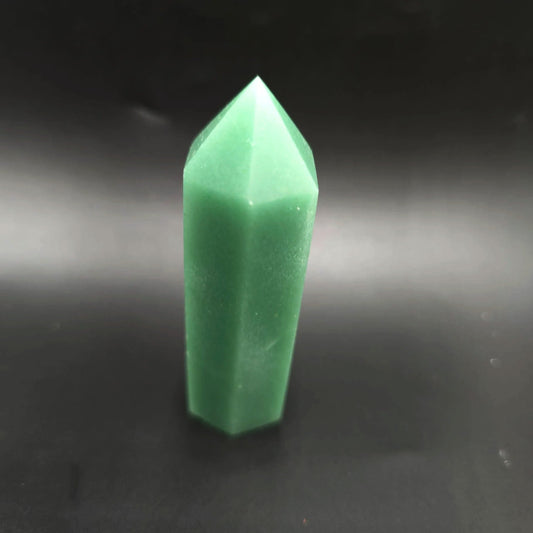 Green Aventurine Tower Green Aventurine Point 3 1/4" 85mm - Elevated Metaphysical