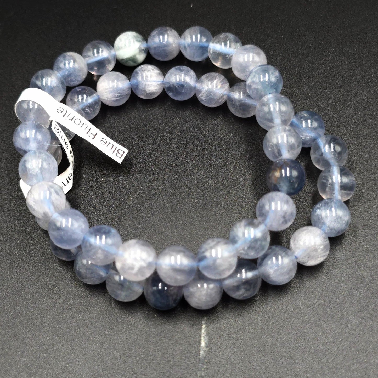 Blue Fluorite Bead Bracelet 8mm - Elevated Metaphysical