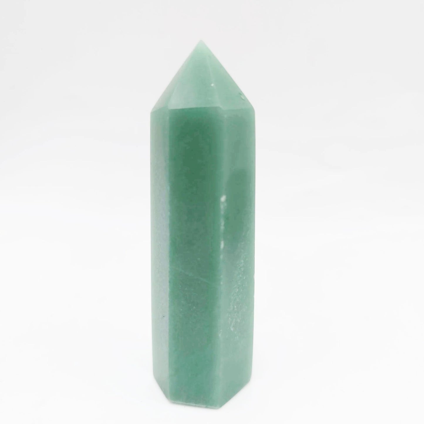 Green Aventurine Tower Green Aventurine Point 3 1/4" 85mm - Elevated Metaphysical