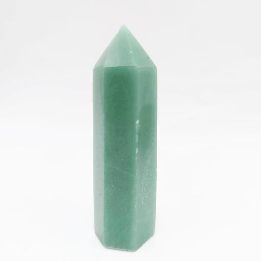 Green Aventurine Tower Green Aventurine Point 3 1/4" 85mm - Elevated Metaphysical