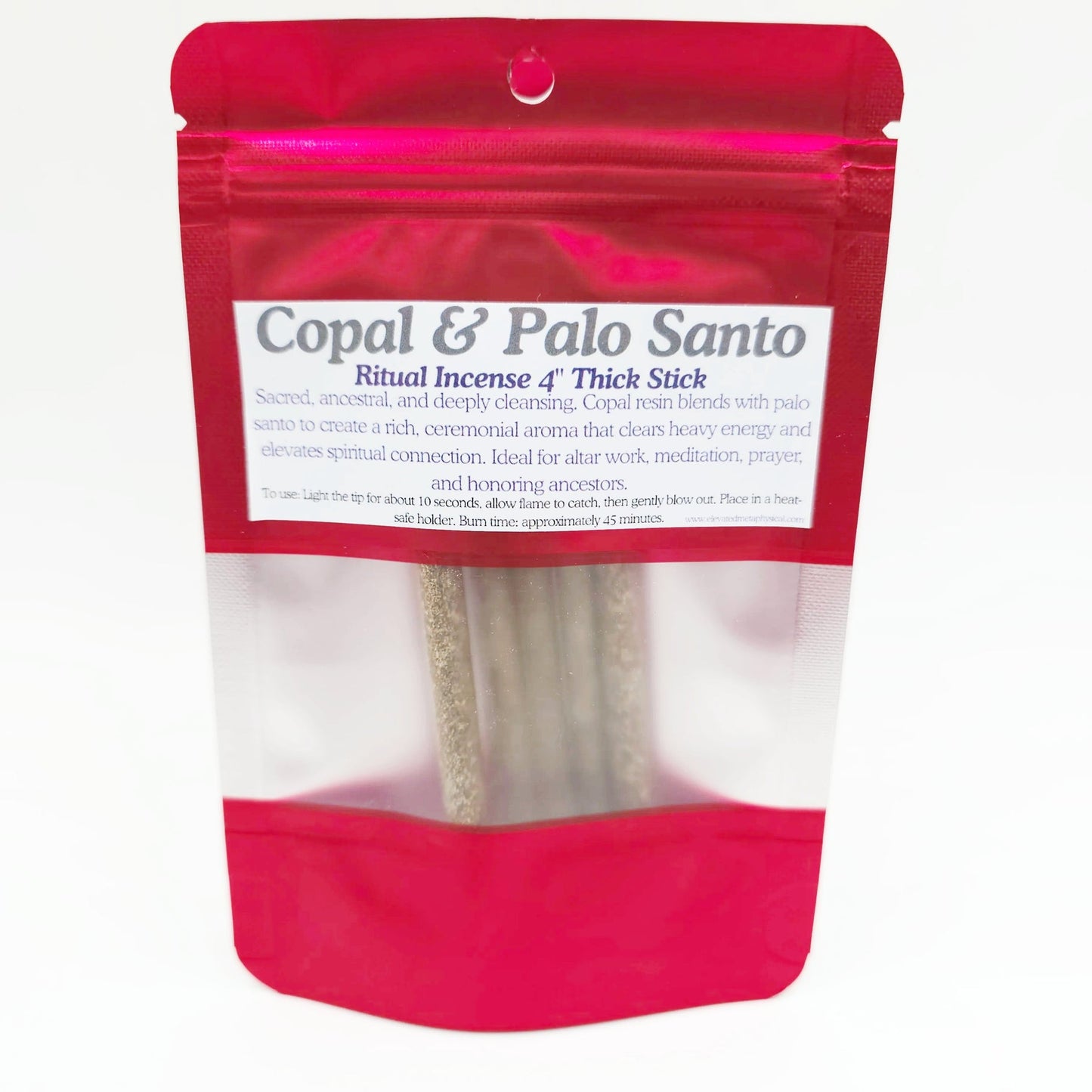 Palo Santo Thick Sticks 4" Hand Rolled Incense Sticks Mixed Scents - Incense and Herbs - Elevated Metaphysical