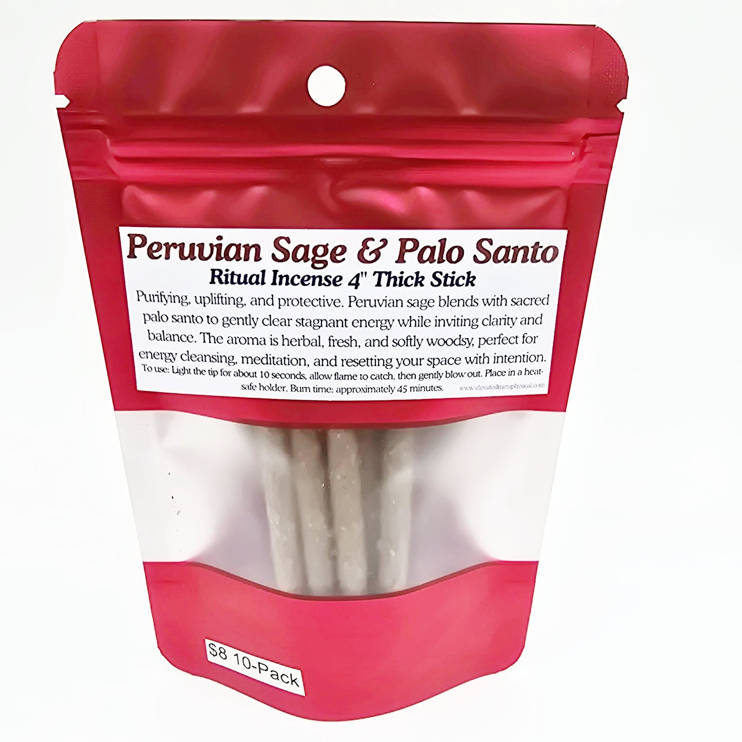 Palo Santo Thick Sticks 4" Hand Rolled Incense Sticks Mixed Scents