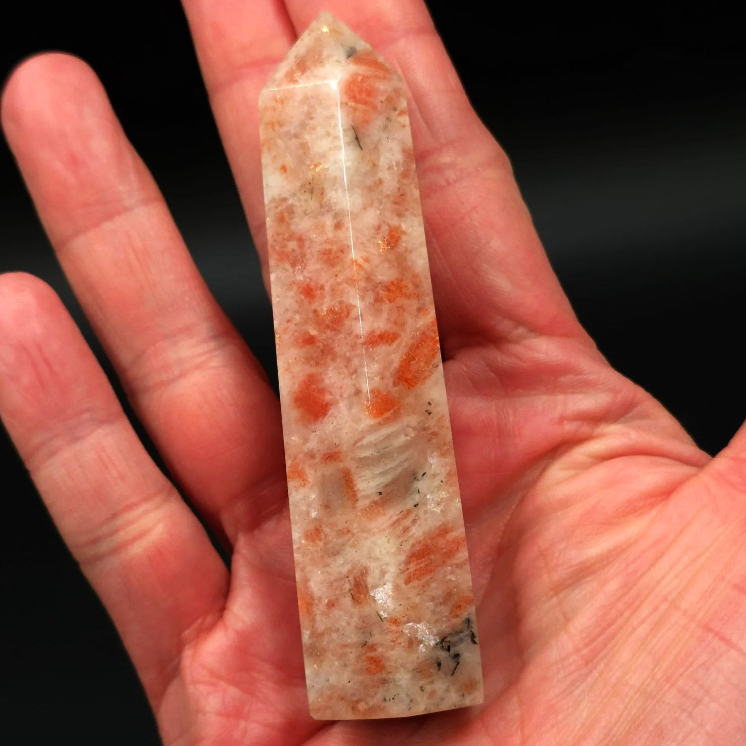 Sunstone Tower Sunstone Point 3 1/4" 85mm - Elevated Metaphysical