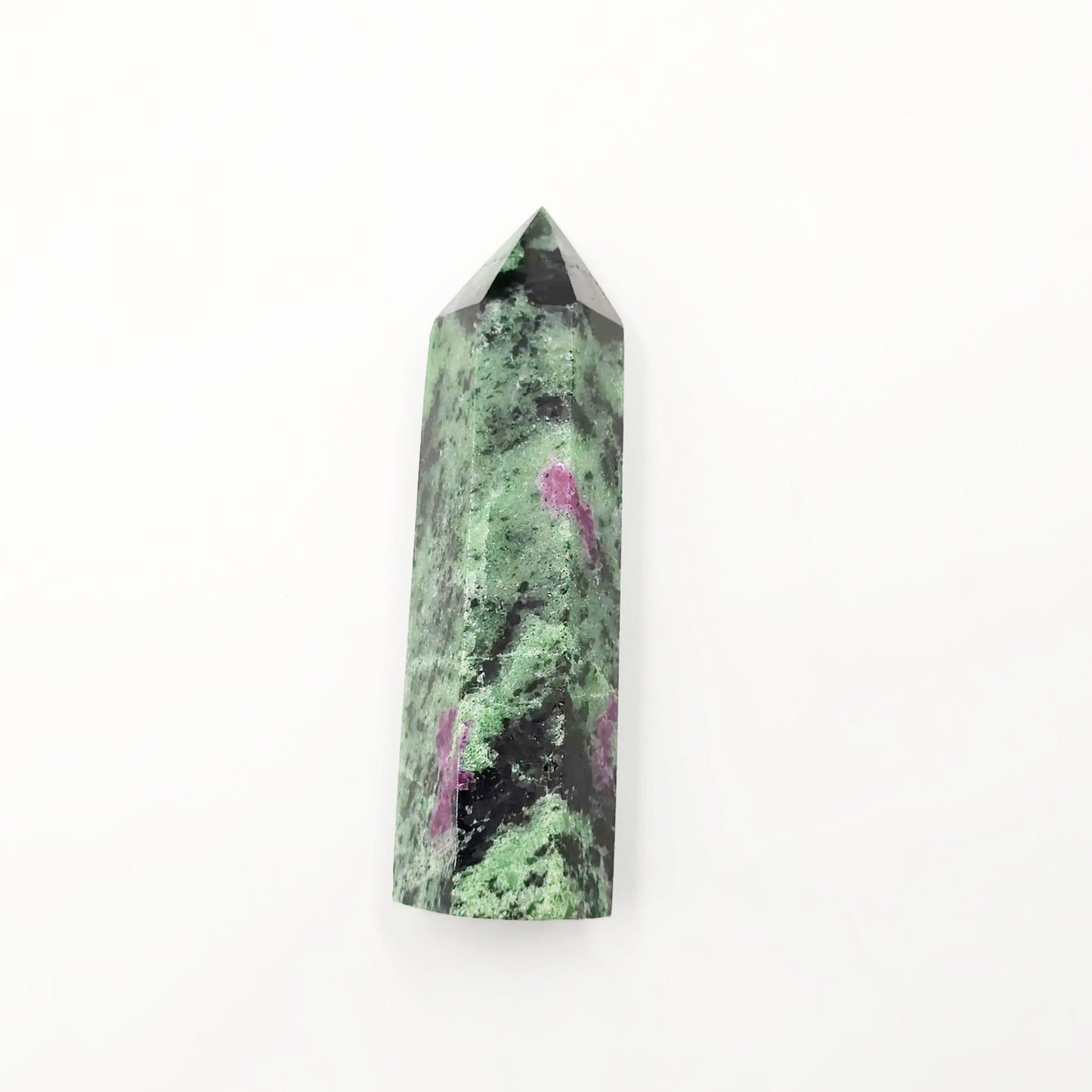 Ruby Zoisite Tower Ruby Zoisite Point 3 1/4" 85mm - Elevated Metaphysical