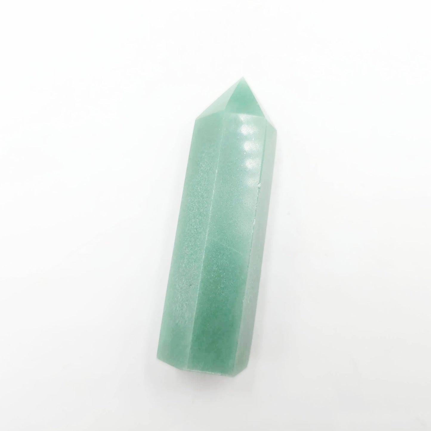Green Aventurine Tower Green Aventurine Point 3 1/4" 85mm - Elevated Metaphysical