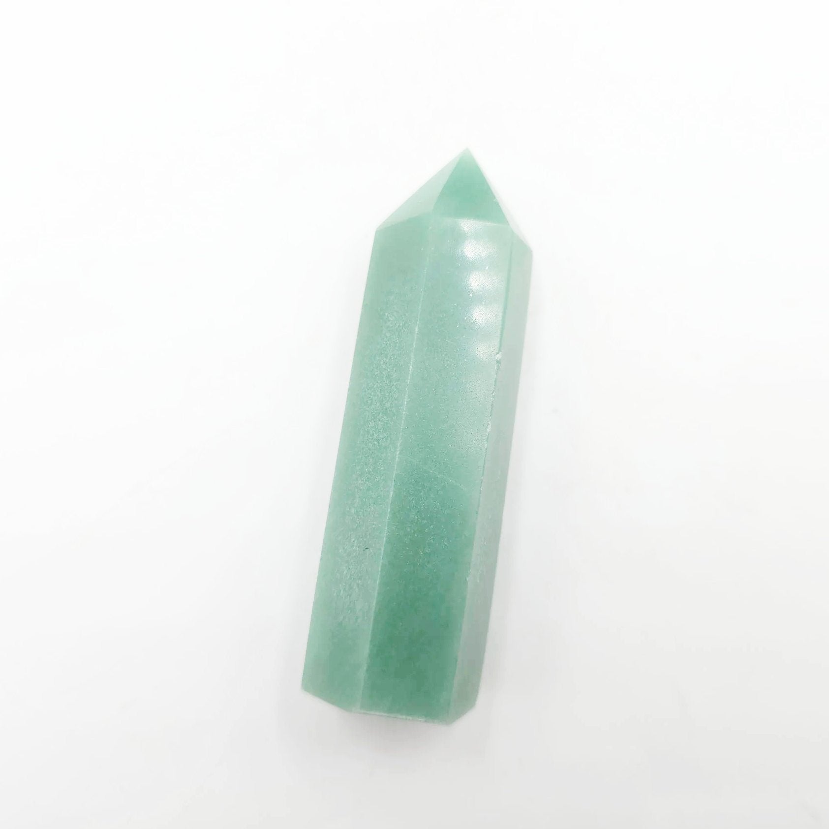 Green Aventurine Tower Green Aventurine Point 3 1/4" 85mm - Elevated Metaphysical