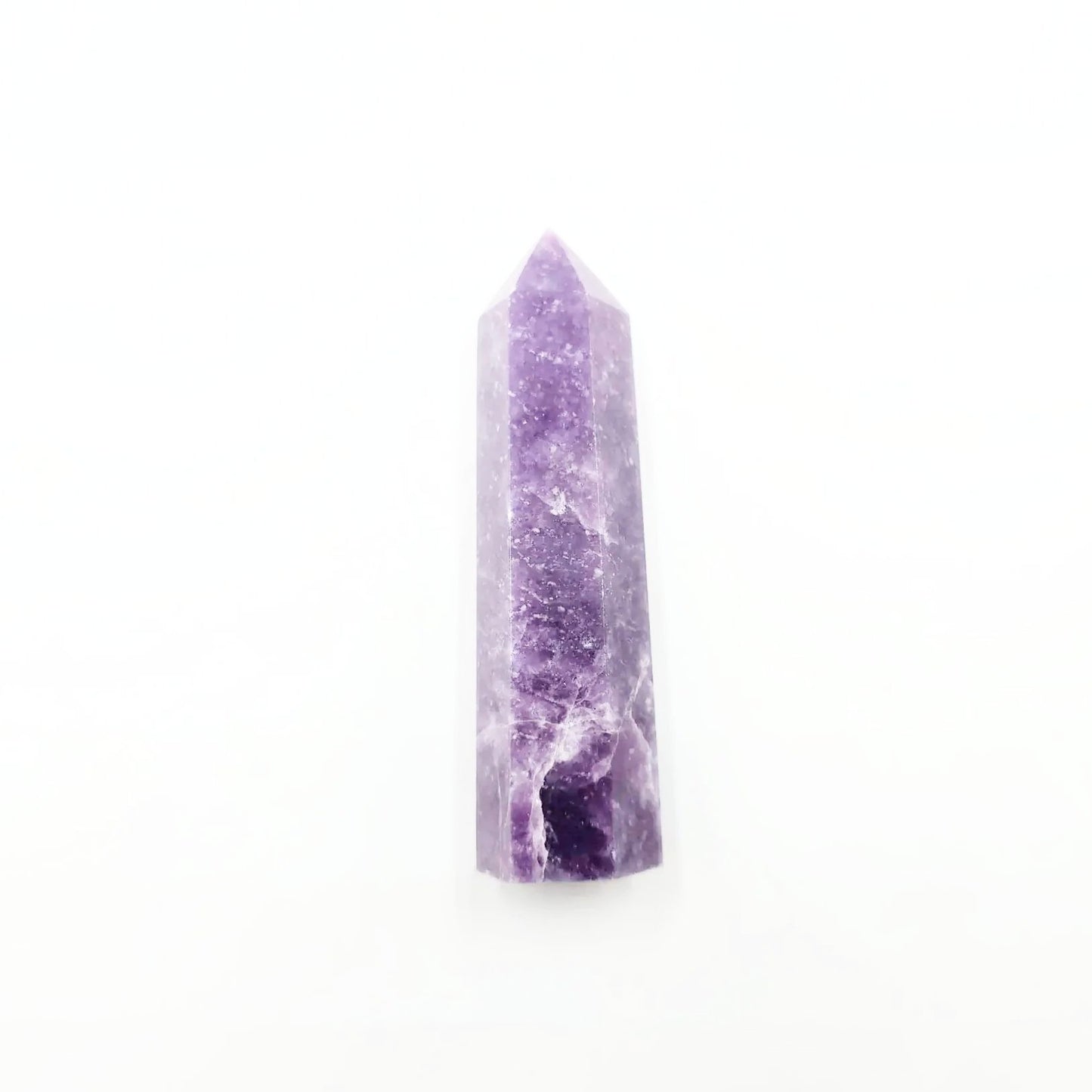 Lepidolite Tower Lepidolite Point 3 1/4" 85mm - Elevated Metaphysical