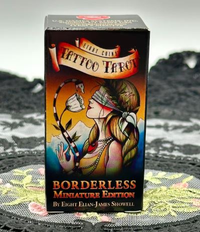 Eight Coins' Tattoo Tarot Borderless Miniature Edition
