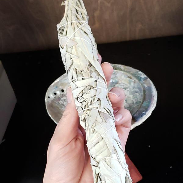 White Sage Smudge Wand 8" California - Elevated Metaphysical
