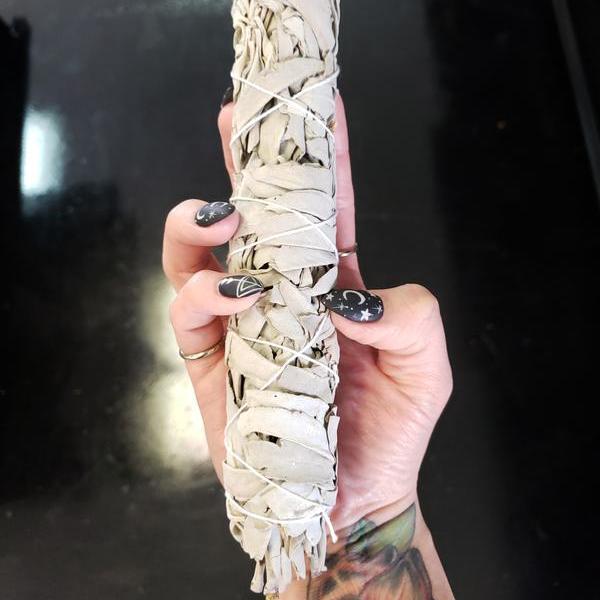 White Sage Smudge Wand 8" California - Elevated Metaphysical