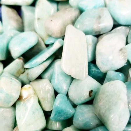 Amazonite Pebble Tumbled Stone Small