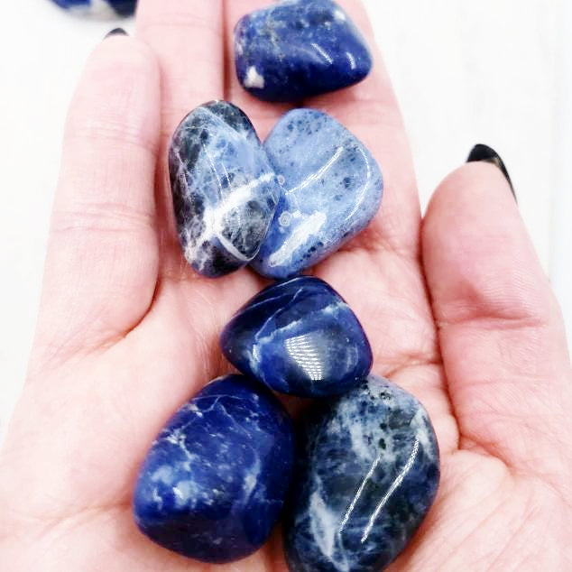 Sodalite Tumbled Stone - Tumbled Stones